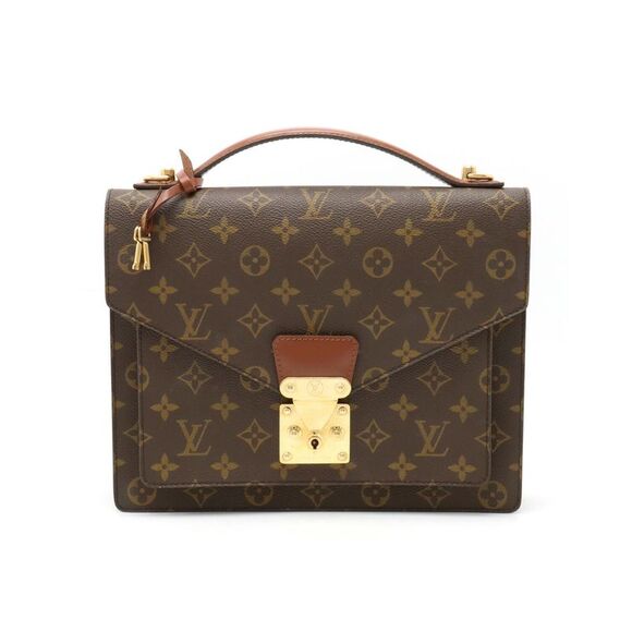 MCM Handbags - Pre Loved MCM Louis Vuitton PorteDocuments Voyage Briefcase M54422